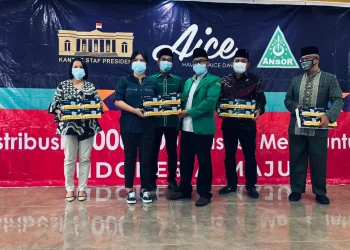 Sutiaji: Masker Medis Aice-GP Ansor Perkuat Pencegahan COVID-19 di Malang