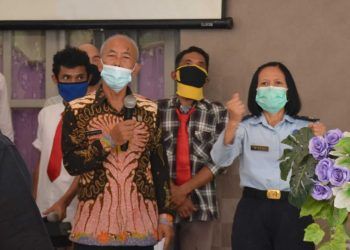 Sebanyak 59 Napi Nasrani di Lapas Lowokwaru Malang dapat remisi natal, Jumat (25/12/2020). Foto: dok
