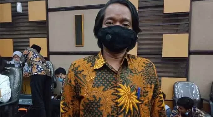 Ketua Divisi Sosialiasi Pendidikan, Pemilihan dan SDM KPU Kabupaten Malang, Marhaendra Pramudya Mahardika.(foto: Rizal Adhi Pratama).