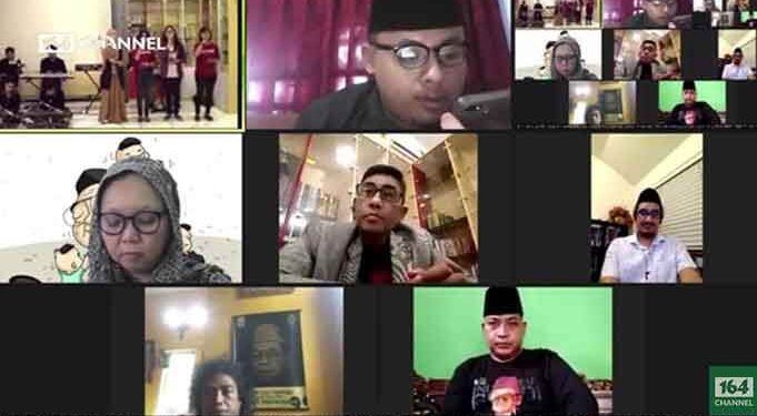 Gusdurian Kanjuruhan melaksanakan Haul Gus Dur secara daring di Universitas Raden Rahmat, Sabtu (09/01/2021).