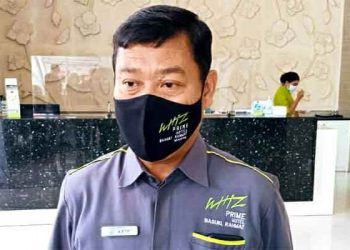 General Manager Whiz Prime Hotel Basuki Rahmat Malang, Aziz Sismono. (Foto : Azmy)
