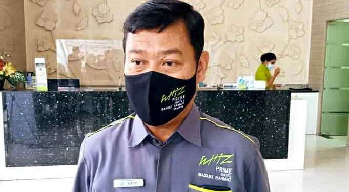 General Manager Whiz Prime Hotel Basuki Rahmat Malang, Aziz Sismono. (Foto : Azmy)