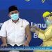 Ketua DPRD Kota Malang I Made Riandiana Kartika saat menerima vaksinasi simbolis / Humas Pemkot Malang.