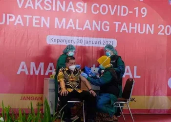  Peserta Vaksinasi Perdana Kabupaten Malang Tegaskan Tak Ada Efek Samping