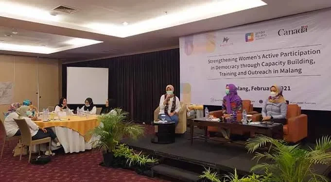Sesi diskusi Program Gender Equality Academy.