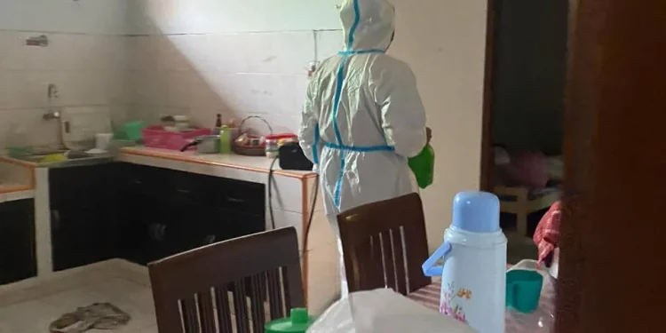 Maling di Sawojajar Menyamar Jadi Petugas Disinfeksi