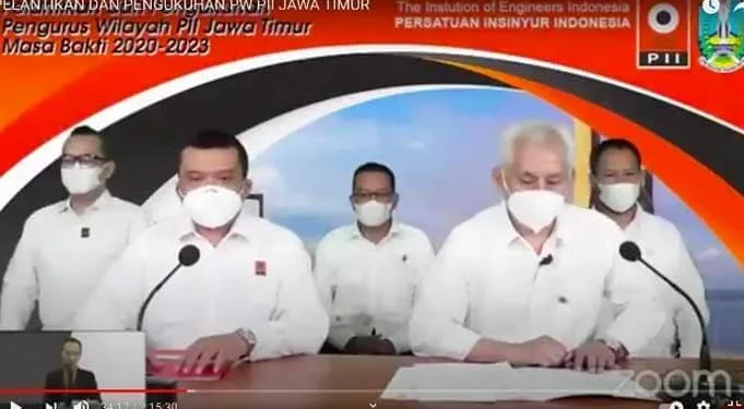 Mohammad Bisri, Terpilih Sebagai Ketua Pengurus Wilayah Persatuan Insinyur Indonesia (PII)