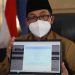 Wali Kota Malang, Sutiaji menunjukkan data SPT dengan menggunakan e-filing.