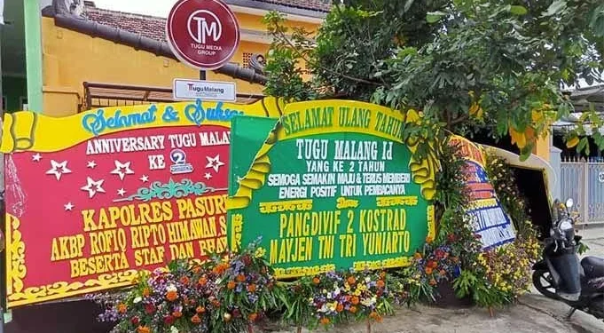 Jelang Ultah ke-2 Tugumalang Karangan Bunga Ucapan Selamat Terus Mengalir - Jelang Ultah ke-2 Tugumalang.id, Karangan Bunga Ucapan Selamat Terus Mengalir
