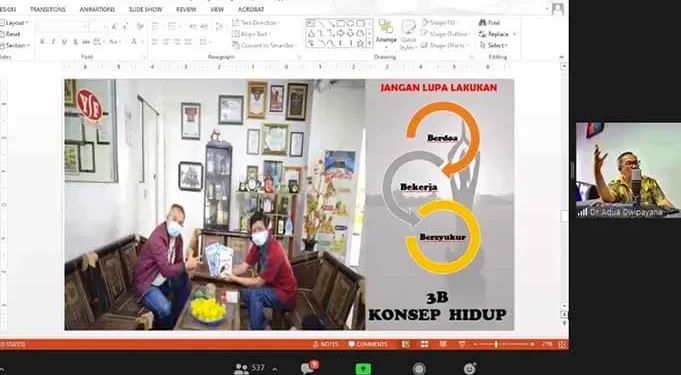 Aqua Dwipayana - Dr Aqua Dwipayana Bagi Tips Jitu Jadi Pebisnis di Bincang Sociopreneur