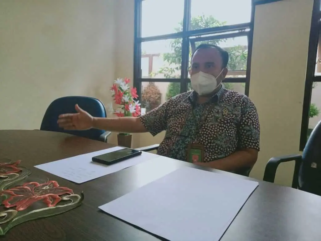 Humas PN Kepanjen, Reza Aulia,dikonfirmasi pada Kamis (18/03/2021). (Foto Rizal)
