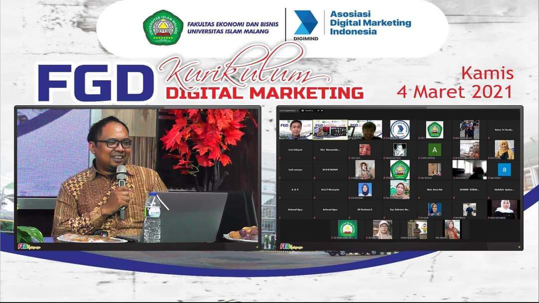 Focus Group Discussion Kurikulum Digital Marketing. Foto: dok