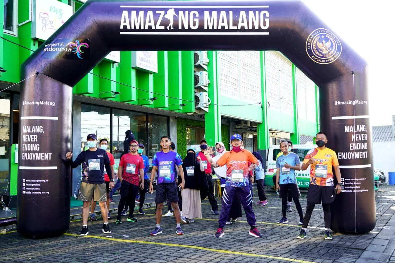 run - 500 Peserta Amazing Malang Run 2021 Antusias dengan Hadiah yang Bertebaran