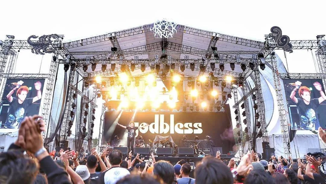 Ilustrasi konser musik. Foto : Instagram @godblessrocks