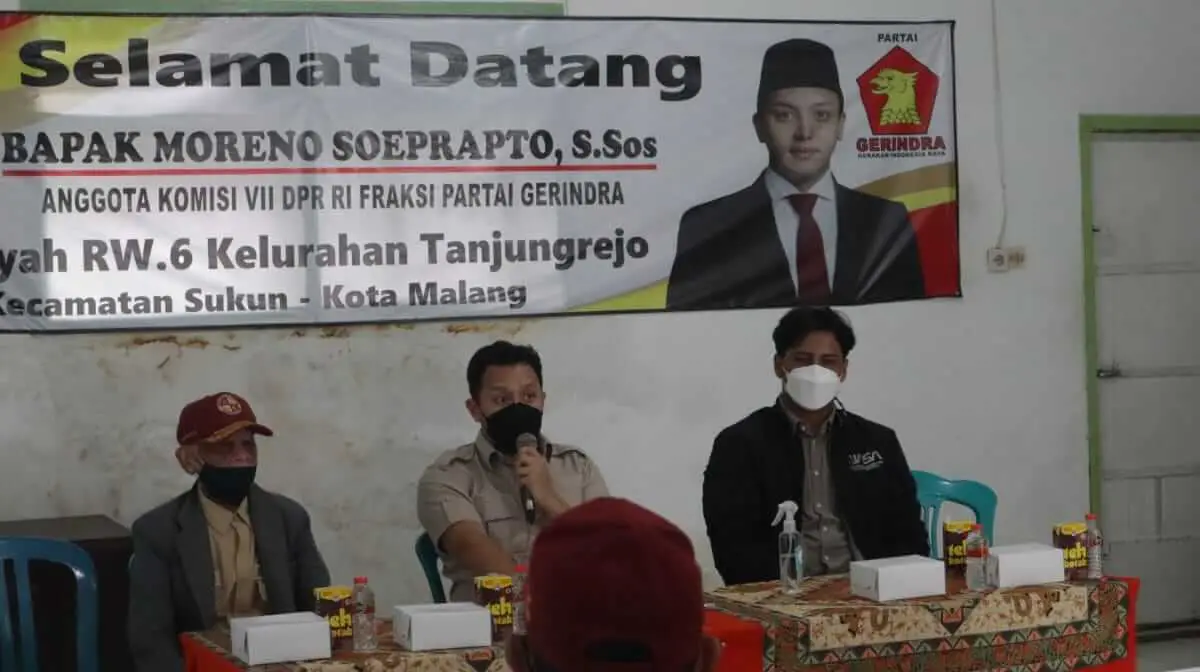 Moreno - Moreno Tampung Aspirasi Masyarakat Sukun Terkait Sekolah Lansia.