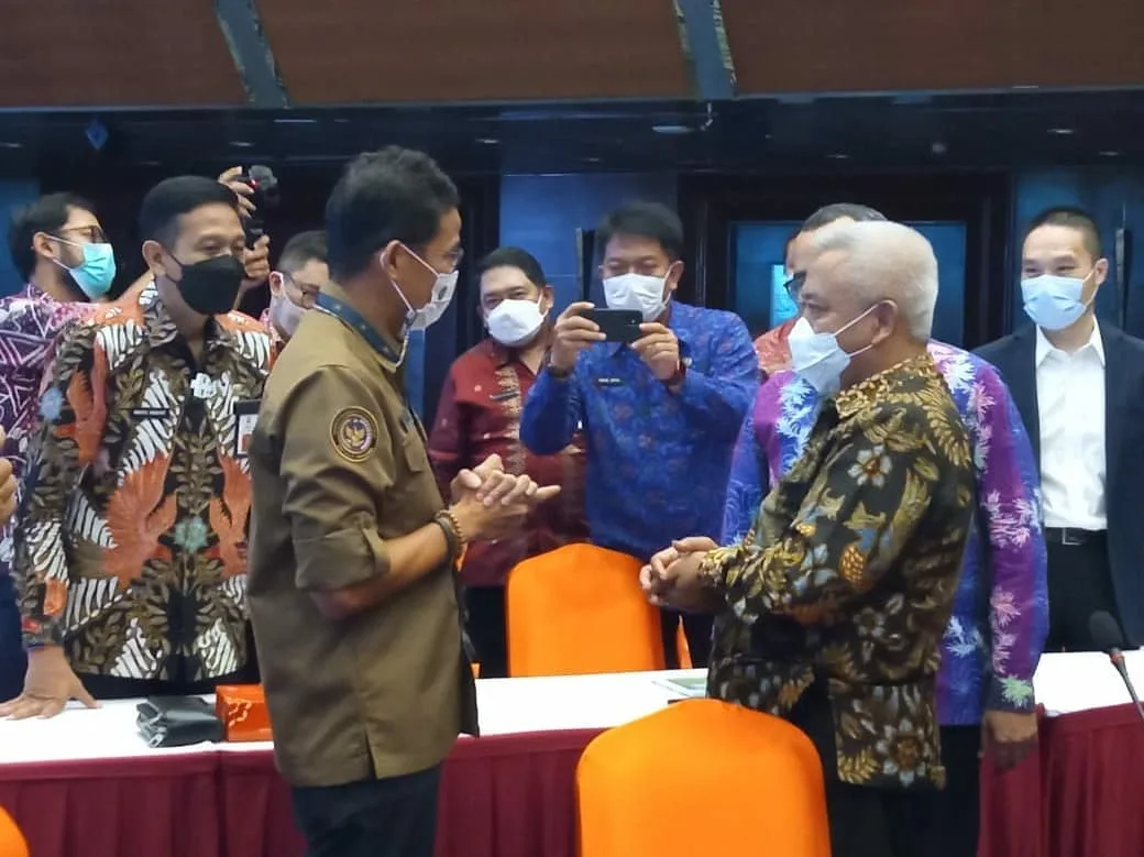 Kunjungan Bupati Malang, Sanusi ke Menteri Pariwisata dan Ekonomi Kreatif, Sandiaga Salahuddin Uno di Kantor Menparekraf pada Rabu lalu (24/03/2021).