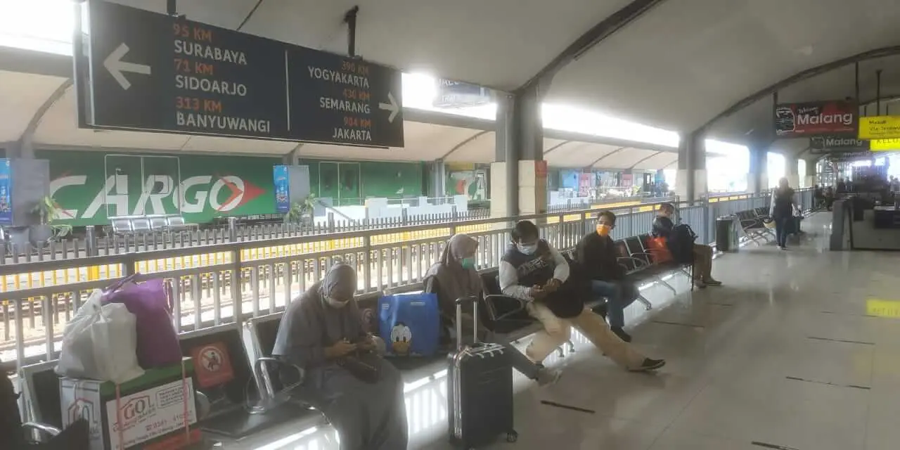 Suasana Stasiun Kota Malang. (Foto dok Tugu Malang)