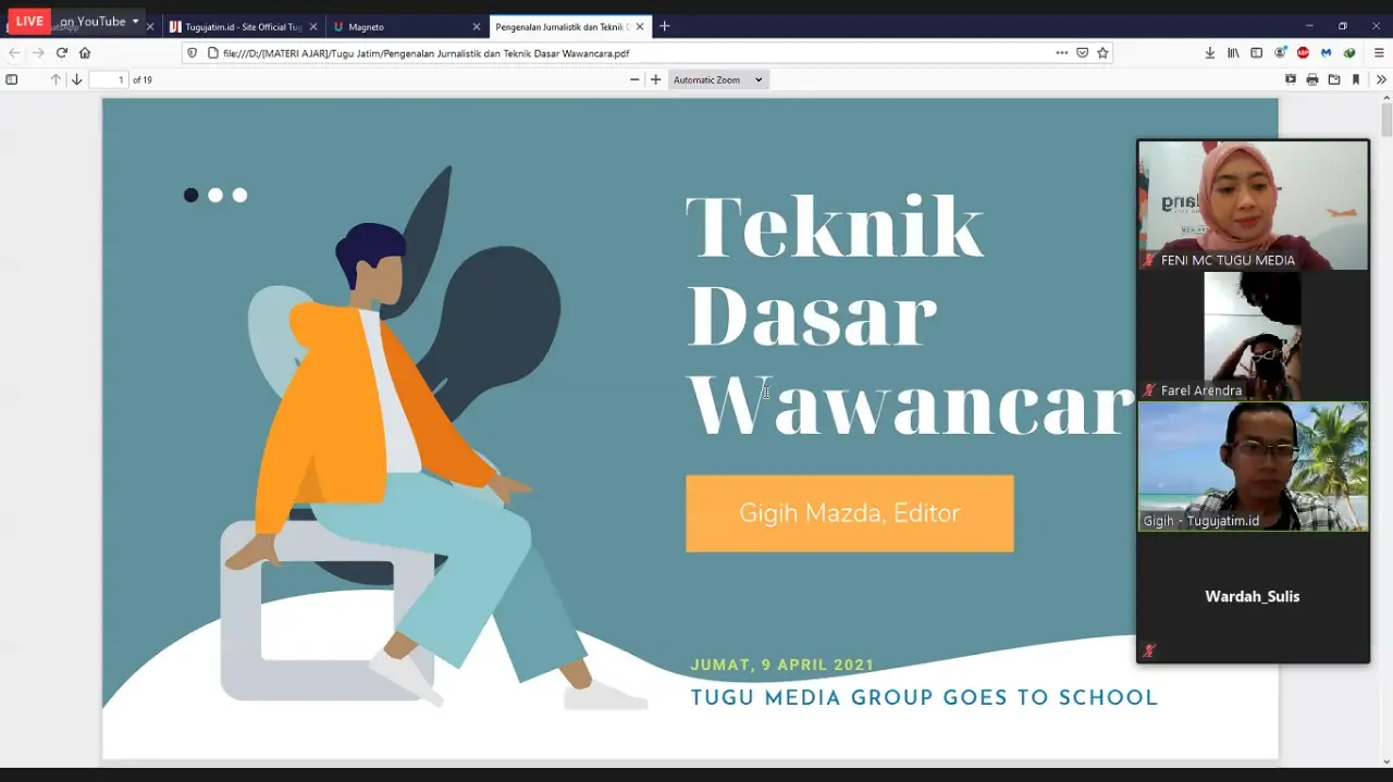 Keseruan Goes To School Tugu Media Group X Paragon di SMAN 1 Pagak