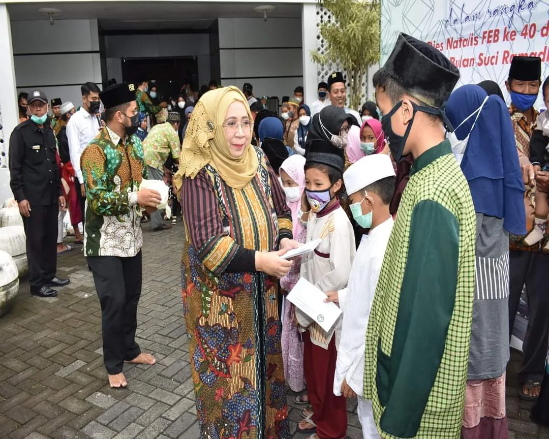 Sambut Ramadhan, FEB Unisma Berbagi dengan Yatim Piatu, Duafa, dan Fakir Miskin
