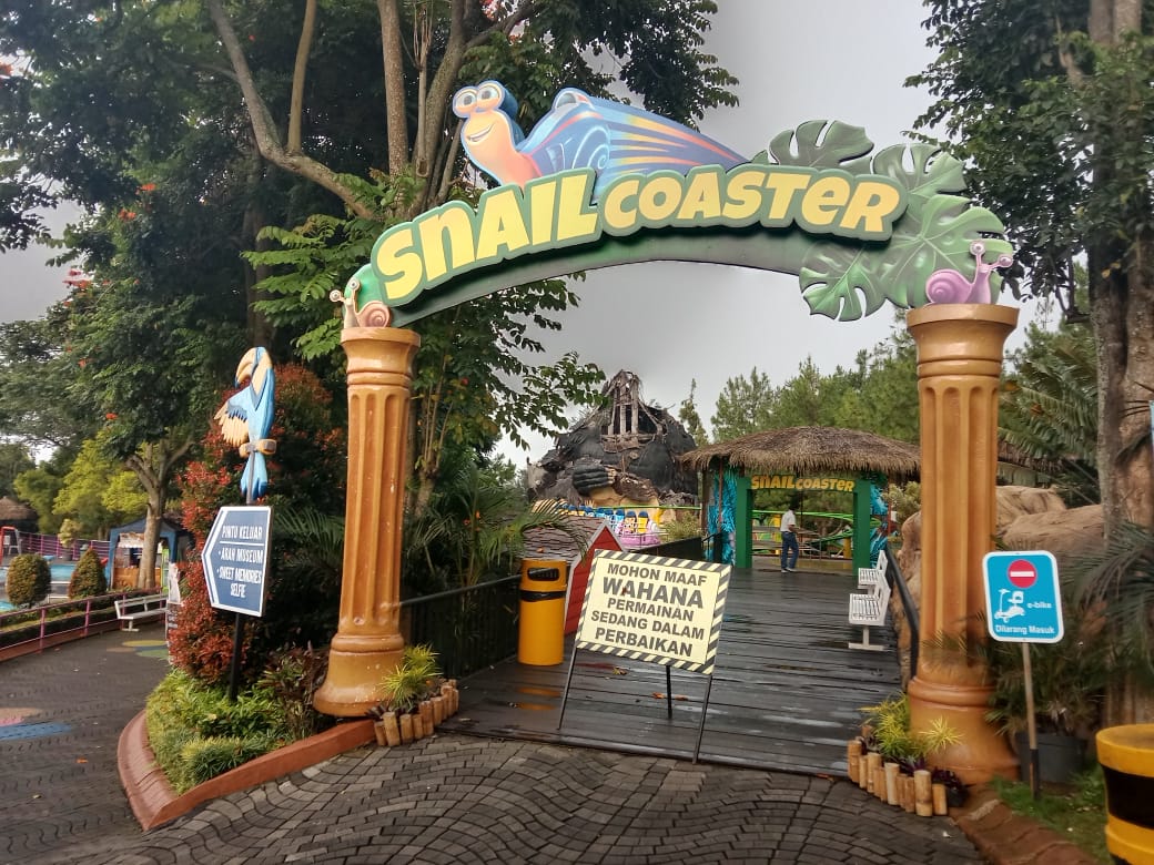 Wahana Snail Coaster di Jatim Park 2 Kota Batu. Foto: M Sholeh