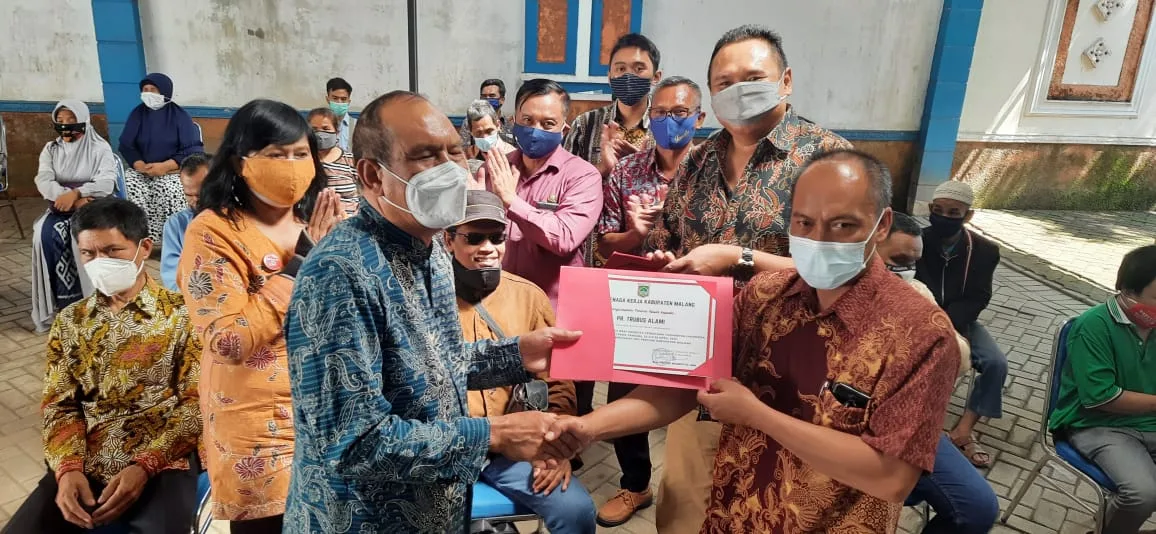 Gandeng PR Gudang Baru dan PR Trubus Alami, Disnaker Kabupaten Malang Gelar Pelatihan Tunanetra