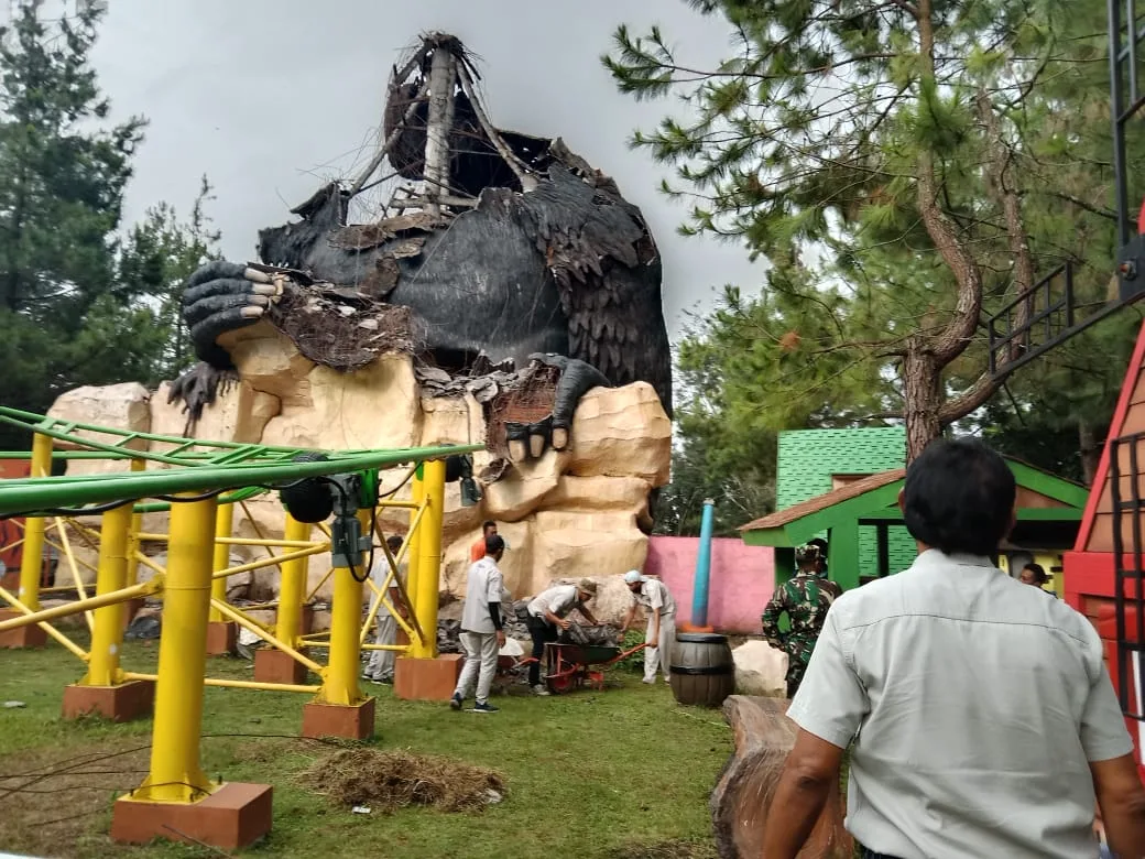 Sebelum Lebaran Patung Gorila Jatim Park 2 Selesai Renovasi Total