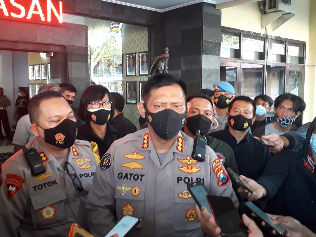 Kabid Humas Polda Jatim, Kombes Pol Gatot Repli Handoko saat berada di Kota Malang beberapa waktu lalu