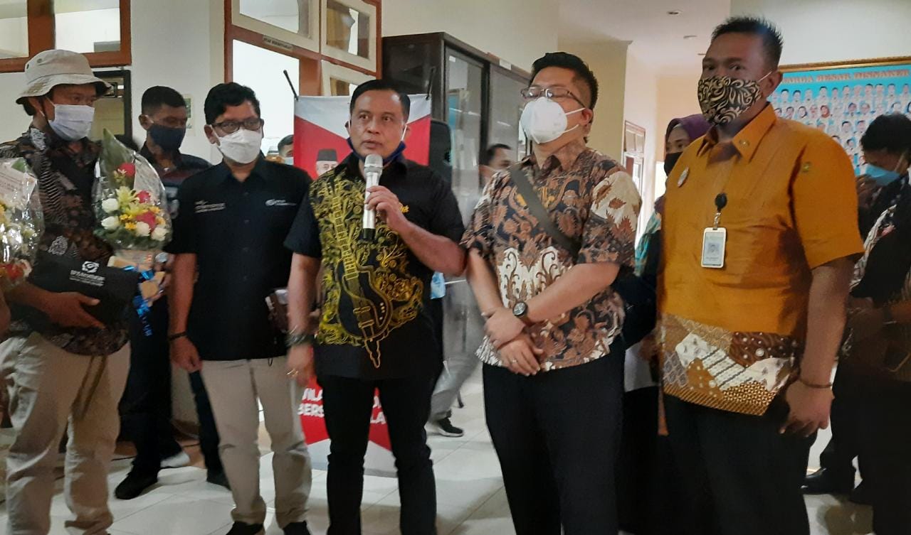Pertemuan Disnaker Kabupaten Malang dengan KSPSI, FRTMM, APSM, SPBI,SBSI, FPBI, SBM dan Sarbumusi. Foto: dok