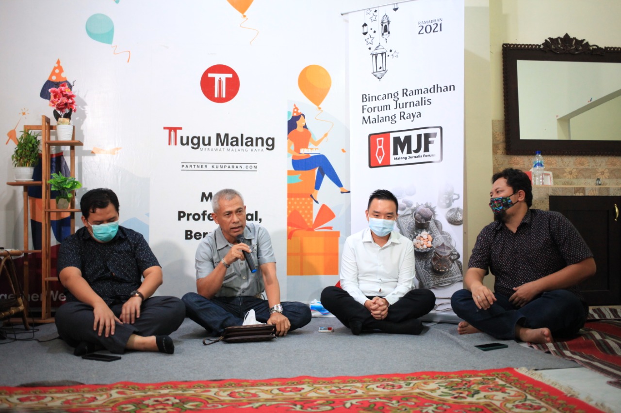Bincang Ramadan ke-5 Forum Jurnalis Malang Raya. Foto: Dani Kristian