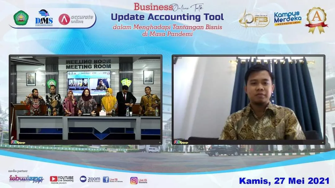 Update Accounting Tools di Masa Pandemi Corona, FEB Unisma Gelar Busines Online Talks