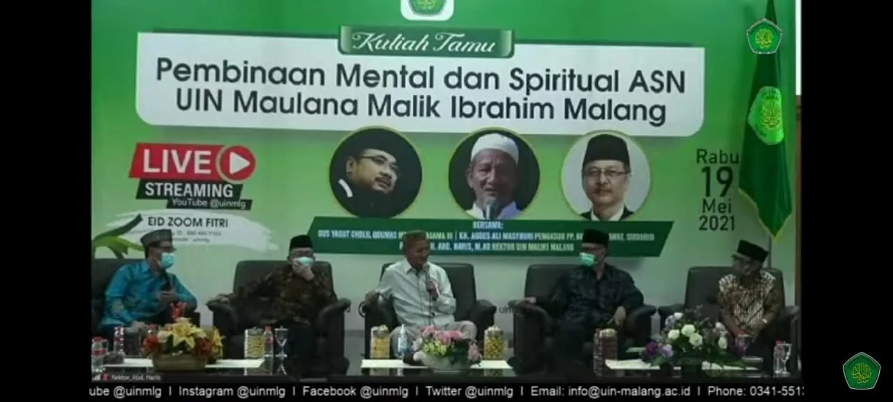 UIN Maliki Malang Gelar Pembinaan Mental dan Spiritual Secara Daring dan Luring