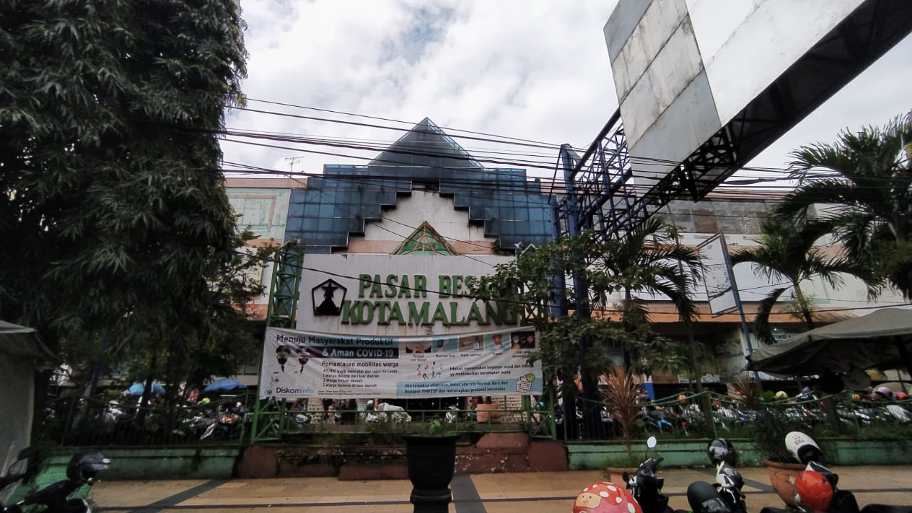 Pasar Besar Kota Malang bangunan lamaFoto/Azmy