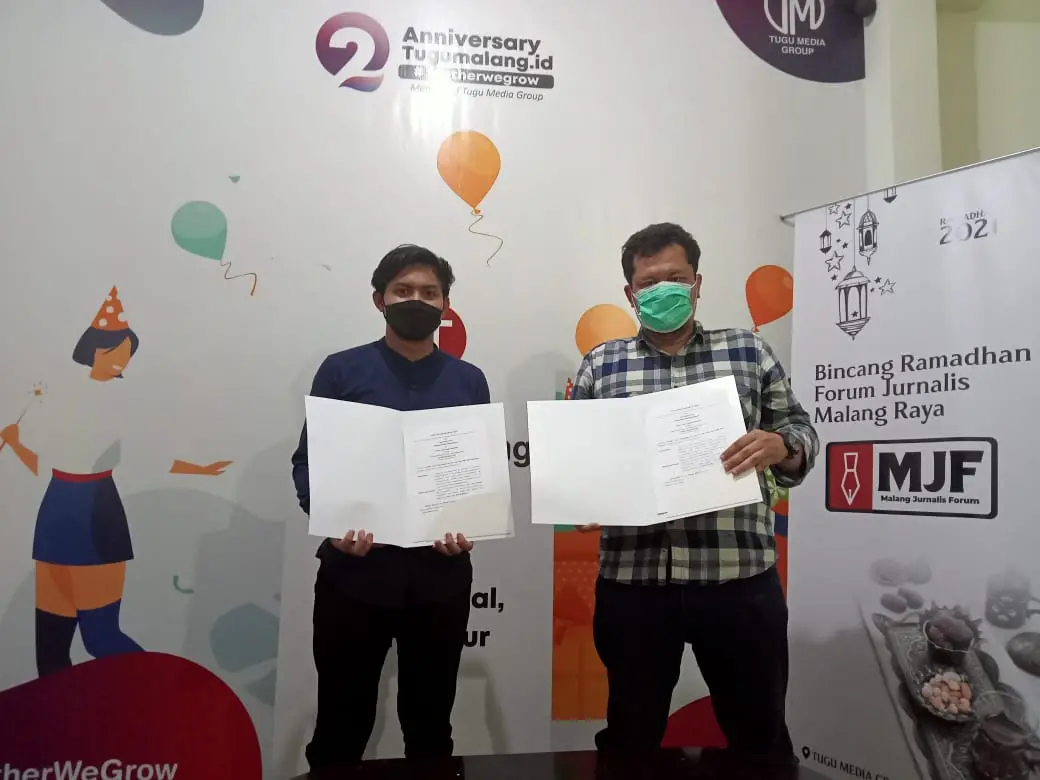 MoU - MoU Tugu Media Group dengan Aksara Cipta Utama Terkait Publikasi, Penulisan dan Pelatihan