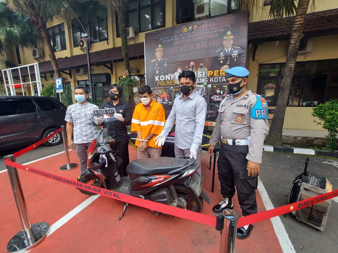Lima Hari Bebas, Residivis Curanmor Ini Masuk Bui Lagi