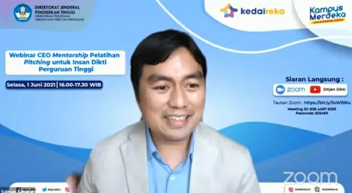 Bersama Dirjen Dikti, CEO Paragon Berikan Tips Pitching di Program Kedaireka