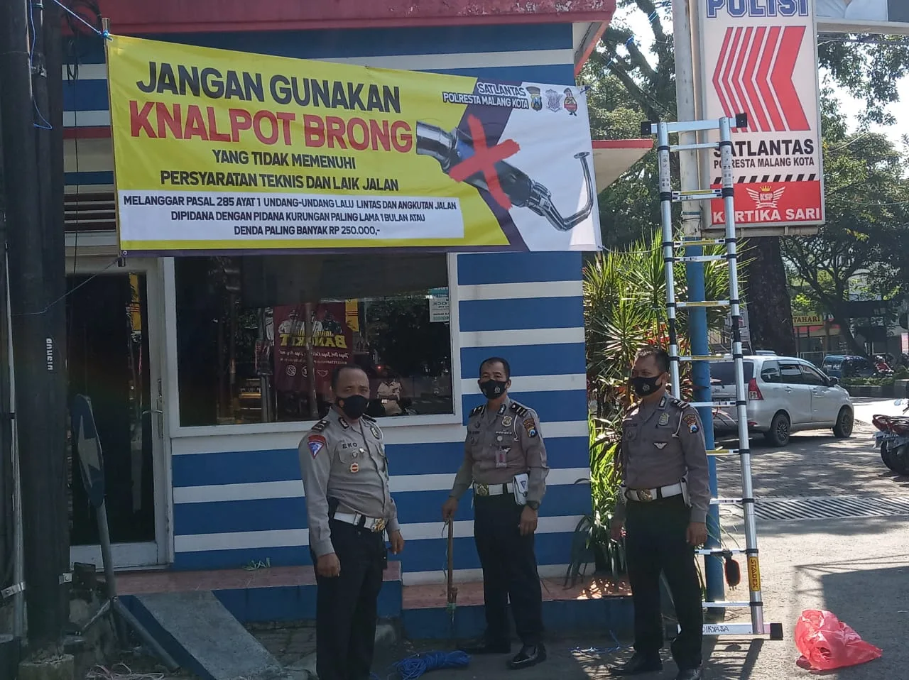 Sanksi Penjara Menanti Pengguna Knalpot Brong