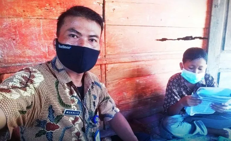Guru SDN 3 Purwodadi: Belajar Online Pasti Terhenti Ketika Hujan Berangin