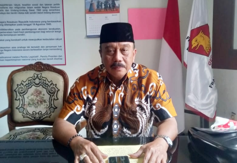Ketua Fraksi Gerindra sekaligus anggota DPRD Kota Malang, Kol (Purn) Drs Djoko Hirtono SSTF MSi. Foto: dok