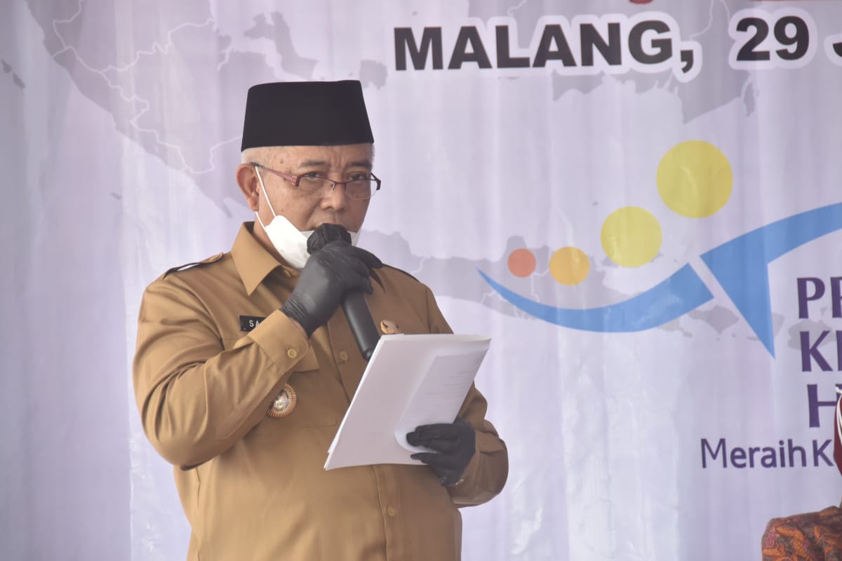 Bupati Malang, HM Sanusi. foto/Rizal Adhi Pratama