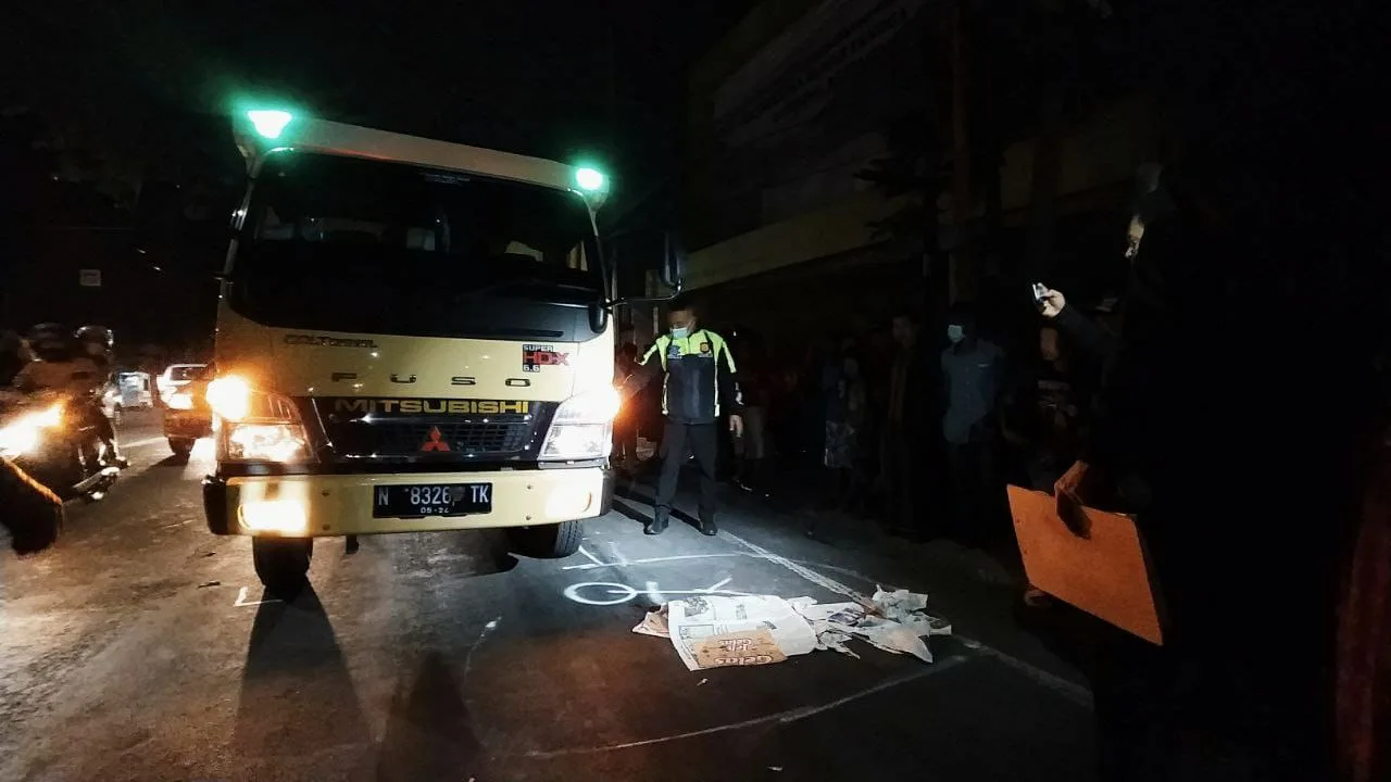 Warga Ciptomulyo Malang Diseruduk Truk Sejauh 45 M Hingga Tewas