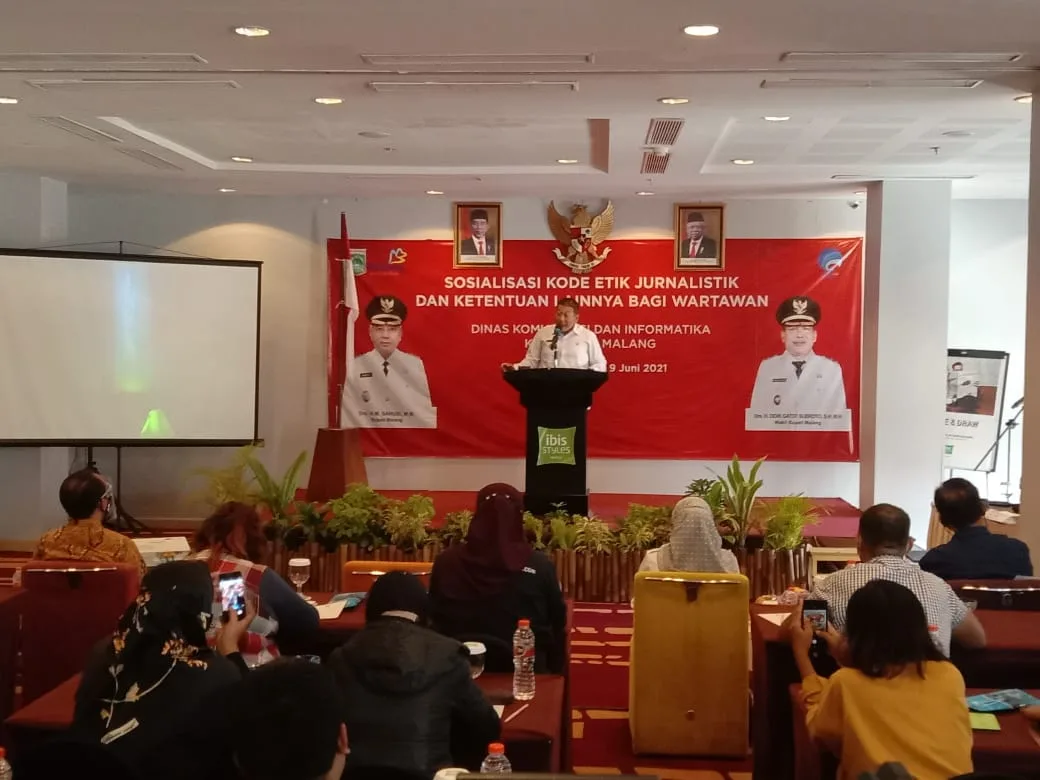Kembangkan Potensi Alam, Diskominfo Malang Gelar Sosialisasi Kode Etik Jurnalistik