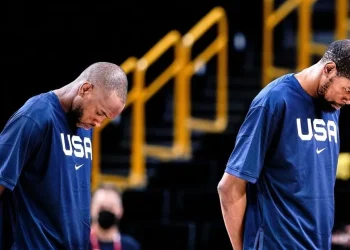 Durent dan Lillard dalam pertandingan Olimpiade Tokyo 2021/tugu malang