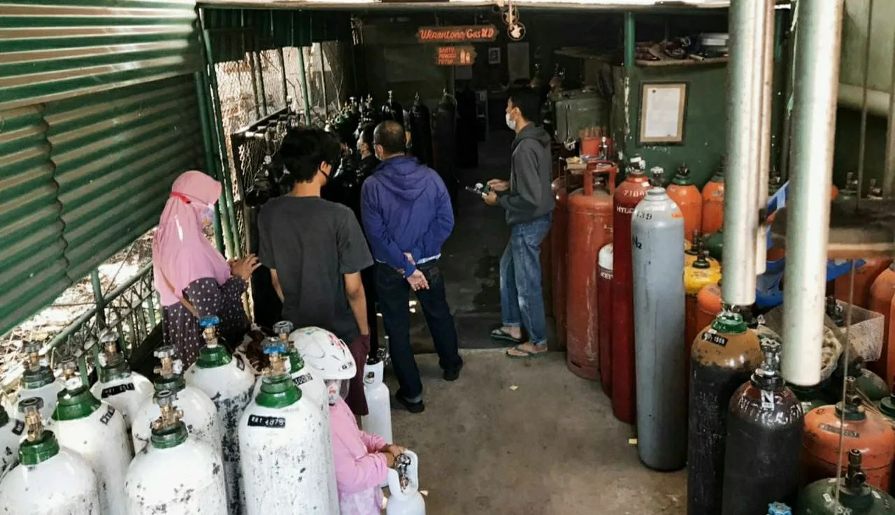 gas - Stok Tabung Gas Oksigen Mulai Langka dan Harganya Meroket