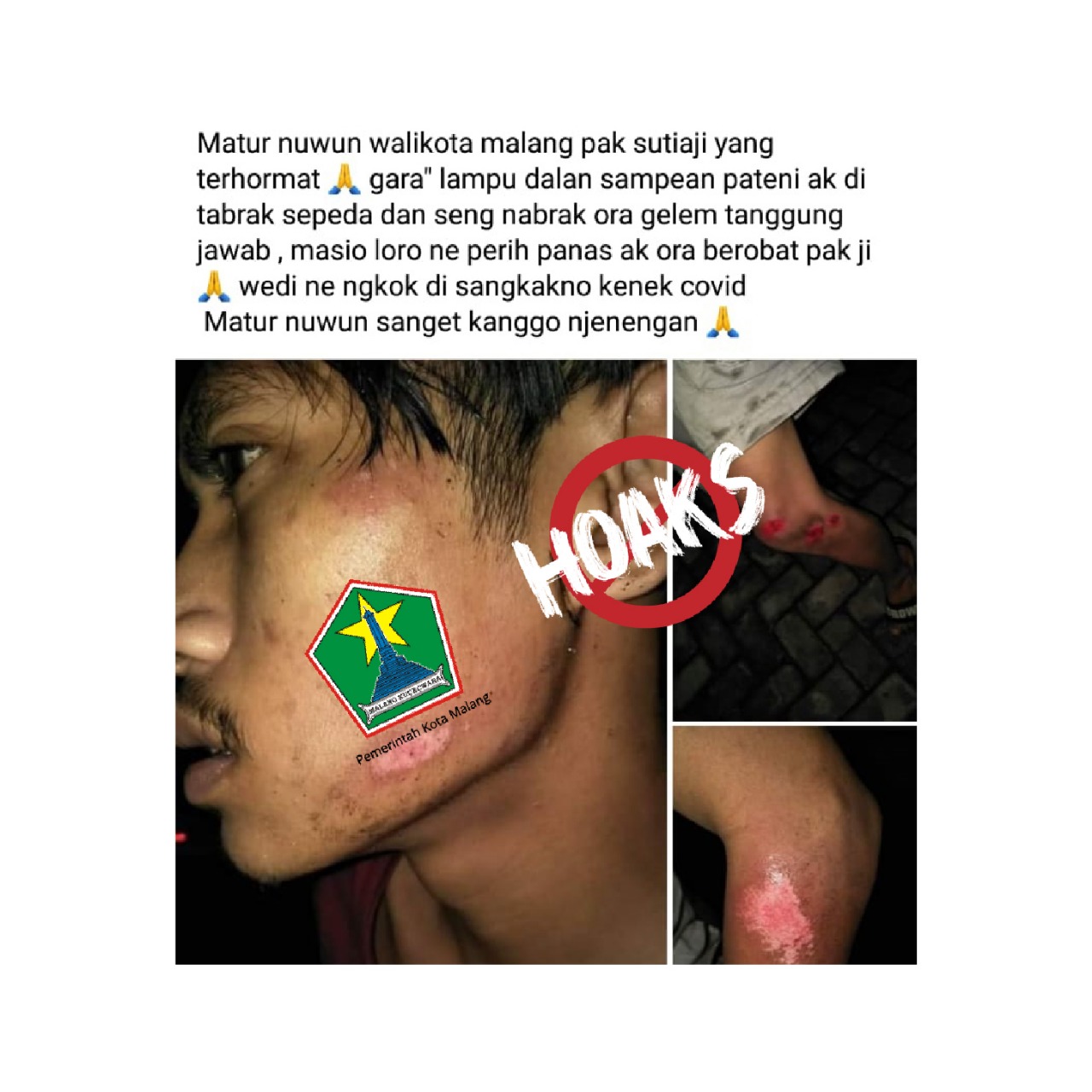 Postingan APU yang kemudian viral. Foto: Diskominfo Kota Malang