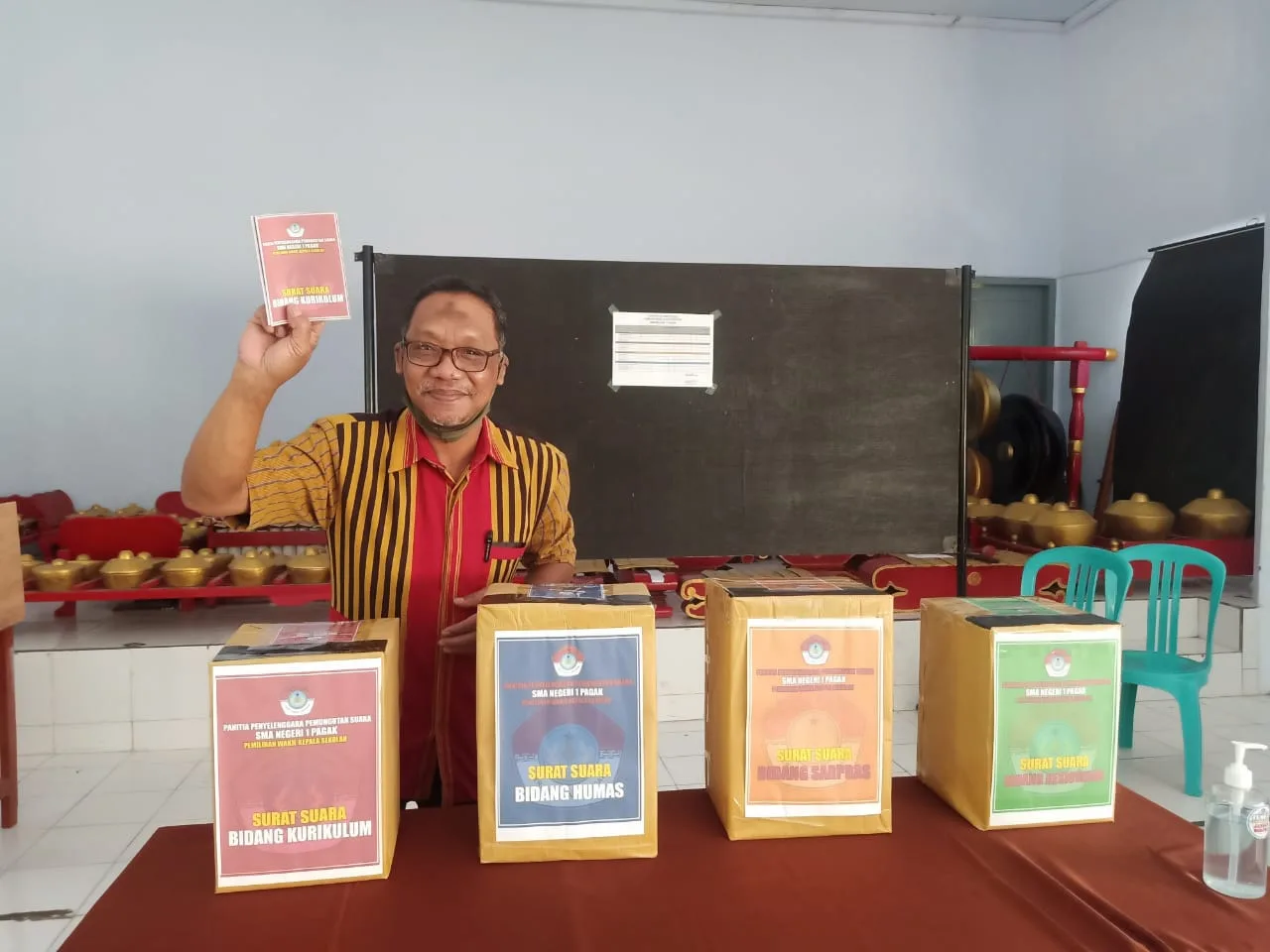 Beda, SMAN 1 Pagak Pilih Wakil Kepala Sekolah Secara Demokrasi