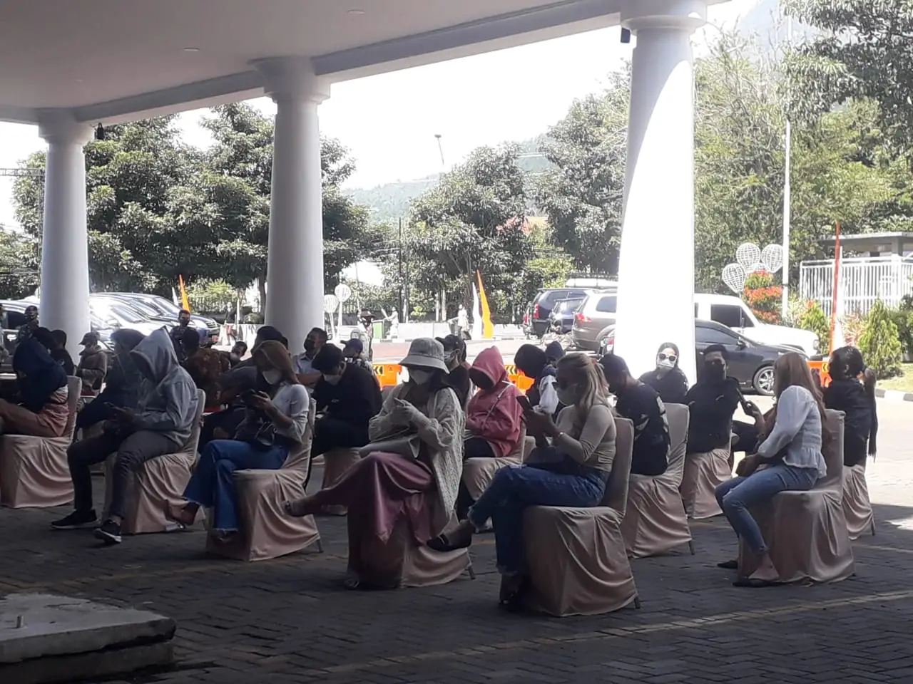 pesta - 26 Pelaku Pesta di Villa Kota Batu Jalani Sidang Tipiring
