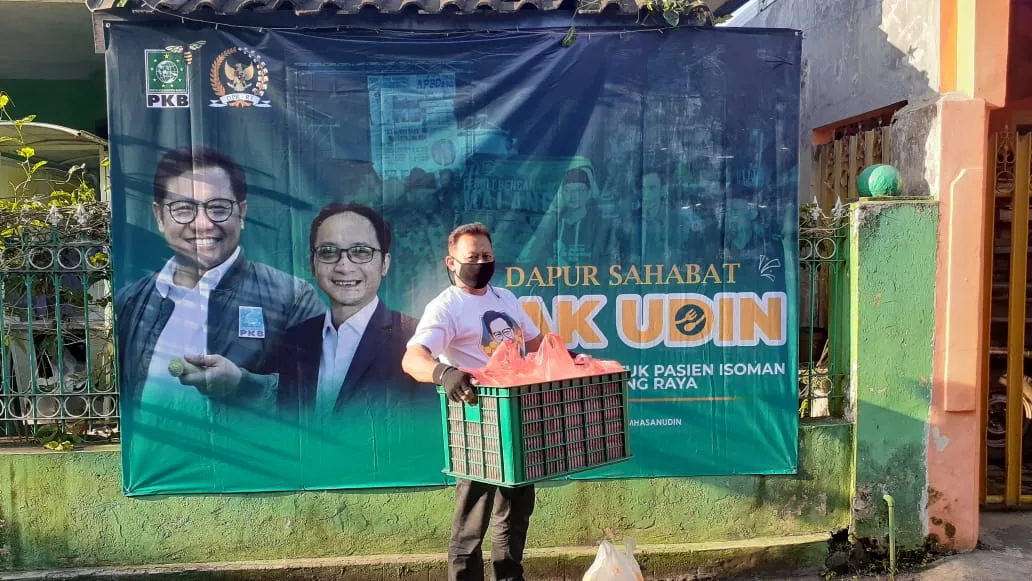 Anggota DPR RI Cak Udin Bangun Dapur Umum Layani Makan Gratis Pasien Isoman