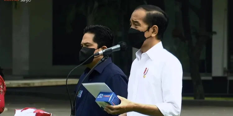 Tangkapan layar channel YouTube Sekretariat Presiden