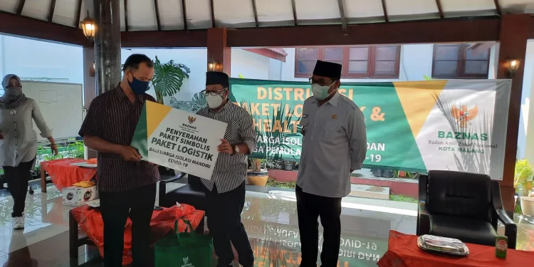 malang - Pemkot Malang Salurkan 1.500 Paket Logistik untuk Pasien Isoman