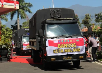 juragan - Juragan 99 Bersama Polres se-Malang Raya Salurkan Ribuan Paket Bansos
